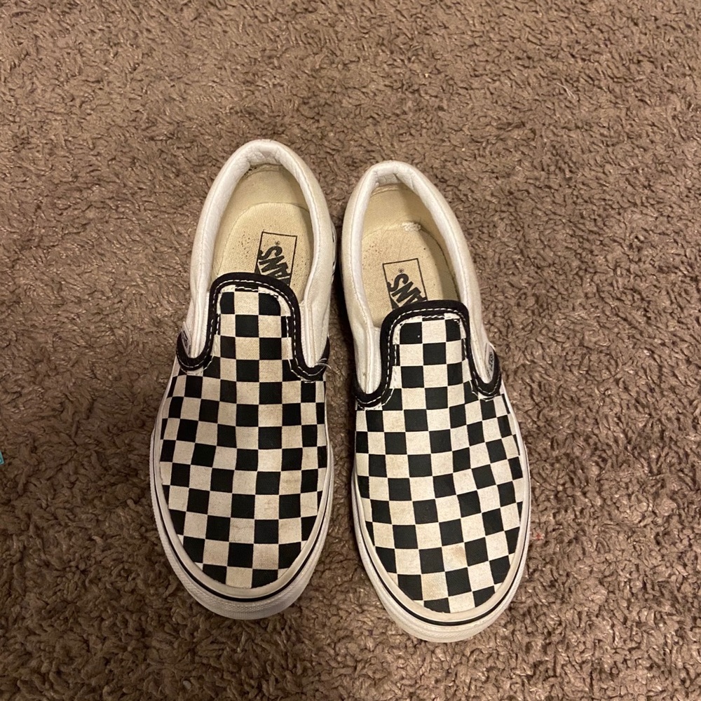 Kids checkered vans